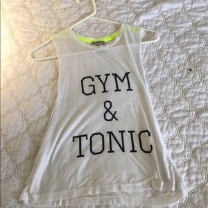 Workout muscle shirt